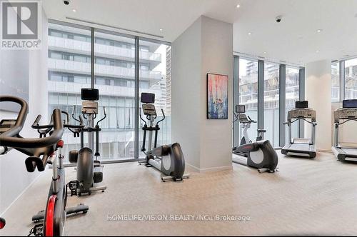 4207 - 42 Charles Street E, Toronto, ON - Indoor Photo Showing Gym Room