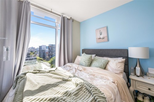 #1103-728 Yates St, Victoria, BC - Indoor Photo Showing Bedroom
