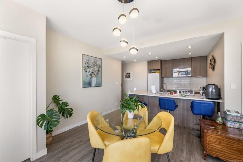 #1103-728 Yates St, Victoria, BC - Indoor Photo Showing Dining Room