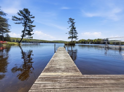 Bord de l'eau - 23 Ch. Phaneuf, Orford, QC - Outdoor With Body Of Water With View