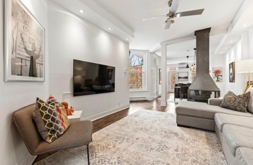 Living Room - 10-3636 Av. Henri-Julien, Montréal (Le Plateau-Mont-Royal), QC - Indoor Photo Showing Living Room