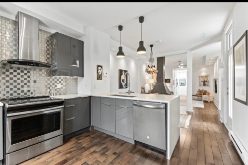 Kitchen - 10-3636 Av. Henri-Julien, Montréal (Le Plateau-Mont-Royal), QC - Indoor Photo Showing Kitchen With Upgraded Kitchen