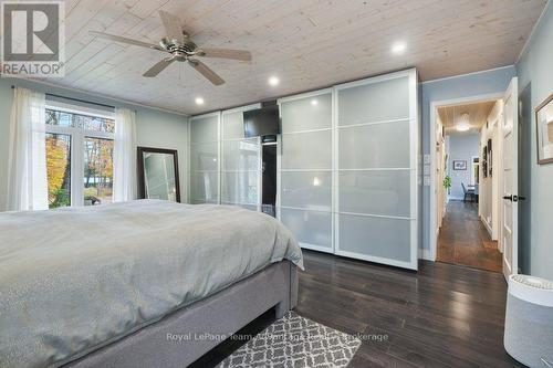 Primary Bedroom with Wall Closets - 34 Beechwood Lane, Seguin, ON - Indoor Photo Showing Bedroom