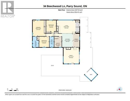 Floor Plan - 34 Beechwood Lane, Seguin, ON - Other