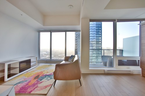 Living Room - 3805-1188 Rue St-Antoine O., Montréal (Ville-Marie), QC - Indoor