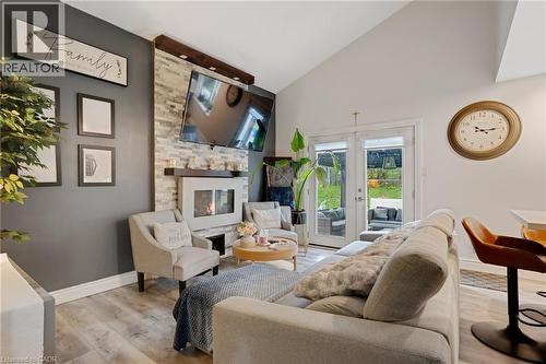26 Telfer Court, Cambridge, ON - Indoor With Fireplace