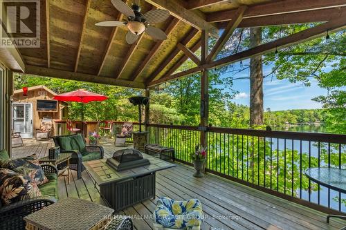 7040 Lower Beverley Road, Rideau Lakes, ON - Outdoor With Deck Patio Veranda With Exterior