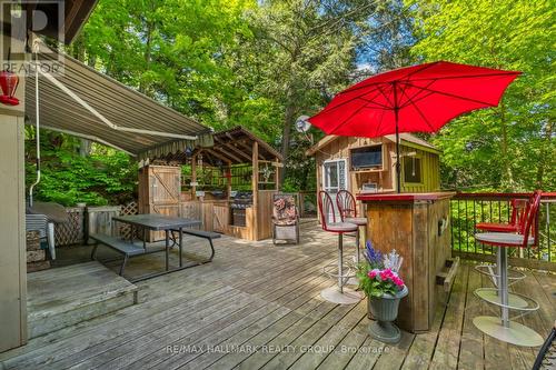 7040 Lower Beverley Road, Rideau Lakes, ON - Outdoor With Deck Patio Veranda With Exterior