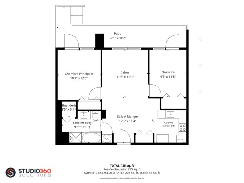 Plan (croquis) - 109-5400 Av. Henri-Julien, Montréal (Le Plateau-Mont-Royal), QC - Other
