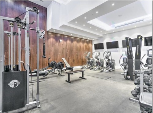 Salle d'exercice - 3306-1188 Av. Union, Montréal (Ville-Marie), QC - Indoor Photo Showing Gym Room