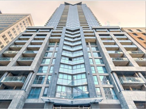 Façade - 3306-1188 Av. Union, Montréal (Ville-Marie), QC -  With Facade