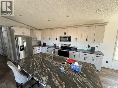 215 1St Street W, Meota, SK - Indoor Photo Showing Kitchen With Double Sink