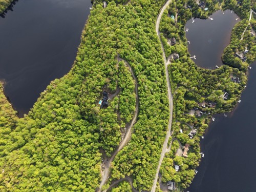 Vue d'ensemble - 207Z Mtée Du Val-De-Loire, Saint-Adolphe-D'Howard, QC - Outdoor With Body Of Water With View