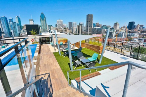 Piscine - 708-198 Rue Ann, Montréal (Le Sud-Ouest), QC - Outdoor With View