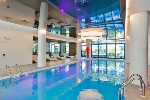 Piscine - 708-198 Rue Ann, Montréal (Le Sud-Ouest), QC - Indoor Photo Showing Other Room With In Ground Pool