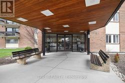 Covered front entrance and sitting area - 