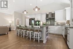 Large island seats four comfortably - 