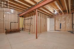 Unfinished basement area-space for another bdrm - 