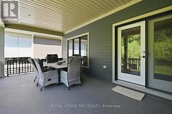 Back patio features non slip coating - 