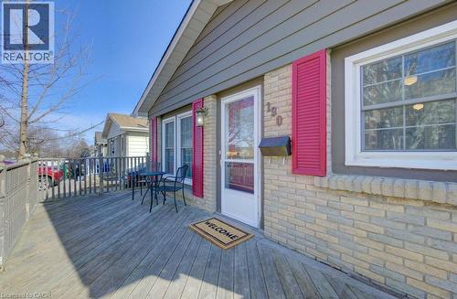 190 Natchez Road, Kitchener, ON - Outdoor With Deck Patio Veranda With Exterior