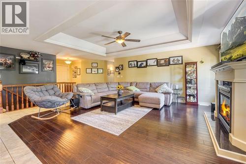 608 Riva Ridge Drive, St Clair, ON - Indoor Photo Showing Living Room With Fireplace
