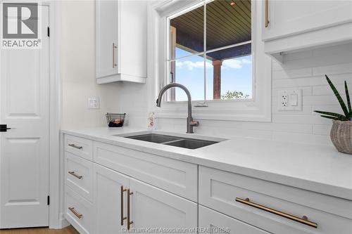 6665 Sixth Line East, Raleigh Township, ON - Indoor Photo Showing Kitchen With Double Sink