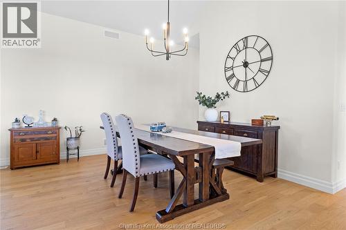 6665 Sixth Line East, Raleigh Township, ON - Indoor Photo Showing Dining Room