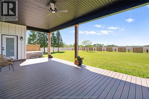 6665 Sixth Line East, Raleigh Township, ON - Outdoor With Deck Patio Veranda With Exterior