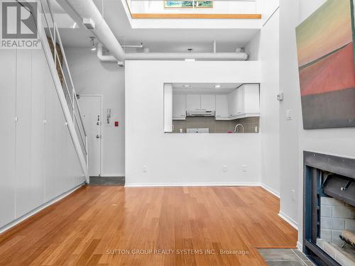 5 - 6 Bartlett Avenue W, Toronto, ON - Indoor Photo Showing Other Room With Fireplace