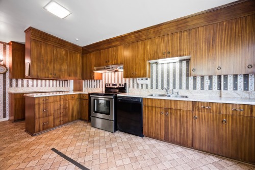 Cuisine - 467 Rue Wellesley, Hudson, QC - Indoor Photo Showing Kitchen With Double Sink