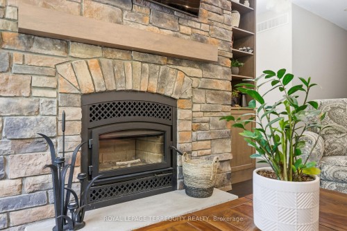 218 Campbell Road, Alnwick/Haldimand, ON - Indoor Photo Showing Living Room With Fireplace
