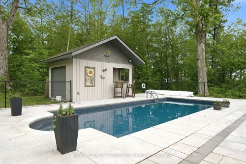218 Campbell Road, Alnwick/Haldimand, ON - Outdoor With In Ground Pool