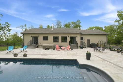 218 Campbell Road, Alnwick/Haldimand, ON - Outdoor With In Ground Pool
