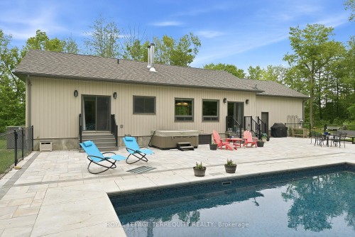 218 Campbell Road, Alnwick/Haldimand, ON - Outdoor With In Ground Pool