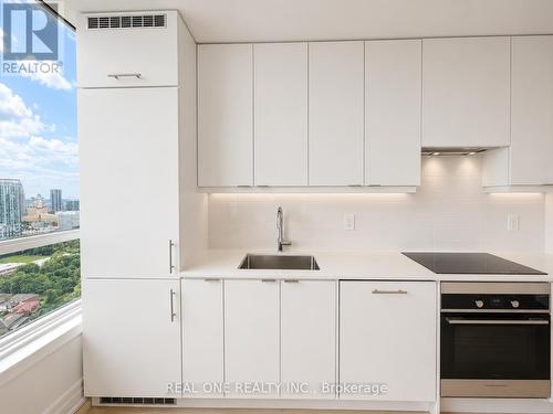 3008 - 36 Elm Drive W, Mississauga, ON - Indoor Photo Showing Kitchen
