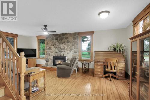 9374 Marvelville Road, Ottawa, ON - Indoor With Fireplace
