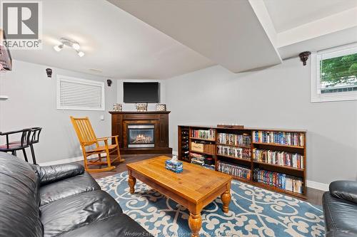 1082 Monarch Meadows, Lakeshore, ON - Indoor Photo Showing Living Room With Fireplace