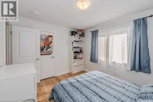 Bedroom with light wood-type flooring - 53 Mackay Drive, Woodstock, ON - Indoor Photo Showing Bedroom