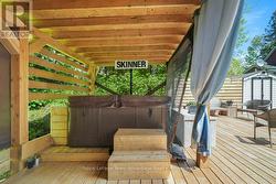 covered hot tub deck - 