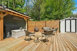 Rear deck - 