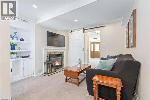 26 Marilyn Crescent, Georgetown, ON - Indoor Photo Showing Living Room With Fireplace