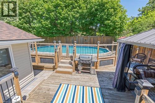 26 Marilyn Crescent, Georgetown, ON - Outdoor With Above Ground Pool With Deck Patio Veranda