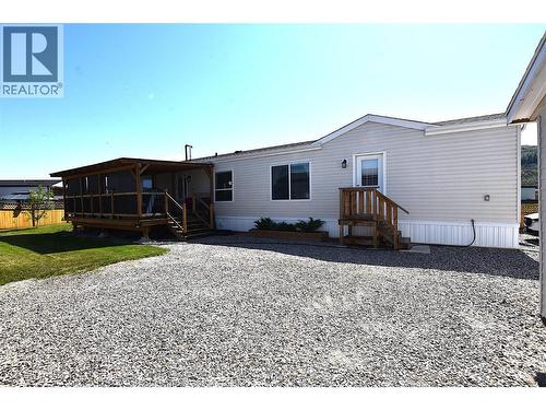 23 by 12 covered deck - 65 Antoine Road Unit# 21, Vernon, BC 