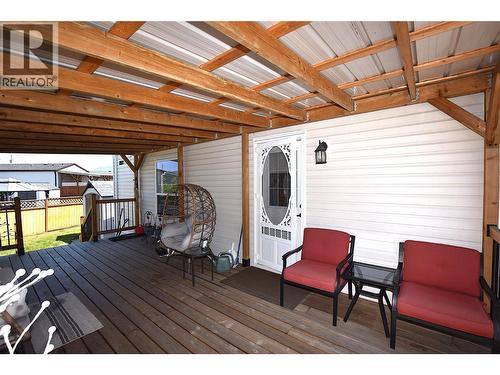 covered deck - 65 Antoine Road Unit# 21, Vernon, BC 