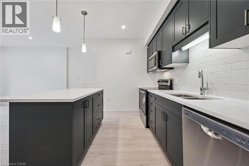 525 Erinbrook Drive Unit# C052, Kitchener, ON - Indoor Photo Showing Kitchen With Double Sink With Upgraded Kitchen
