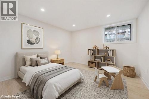 Virtually Staged - 525 Erinbrook Drive Unit# C052, Kitchener, ON - Indoor Photo Showing Bedroom