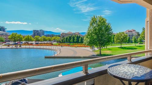115-1156 Sunset Drive, Kelowna, BC - Outdoor With Body Of Water With In Ground Pool