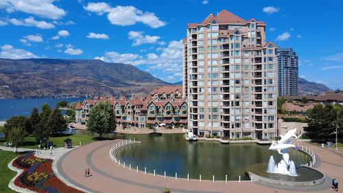 115-1156 Sunset Drive, Kelowna, BC - Outdoor With Body Of Water With Facade With View