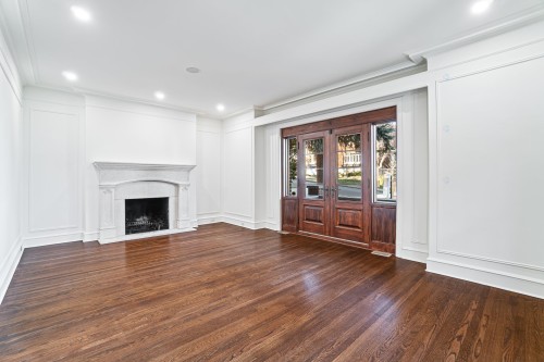 Salon - 652 Av. Roslyn, Westmount, QC - Indoor With Fireplace