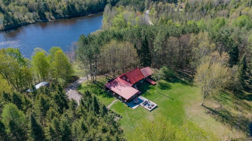 Photo aérienne - 177 Ch. De La Rouge, Huberdeau, QC - Outdoor With View